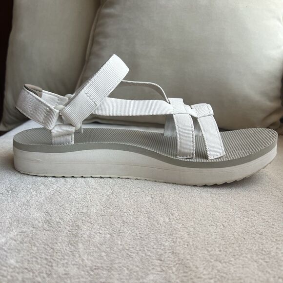 Teva Arivaca Midform Birch Cream Sandal Women 11 Comfort Adjustable Strap Casual - Picture 2 of 16